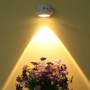 Spotlights Without Wiring, No Plug-In Electromagnetic Suction and Pasting Wall Lamps, Living Room Household Rechargeable Induction Hill Spotlights