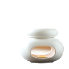 大容量分离式哑光黑白香薰炉室内蜡烛香薰灯可贴标代发精油加热炉