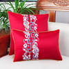 Chinese embroidery, sofa from natural wood, pillow for bed, pillowcase, with embroidery