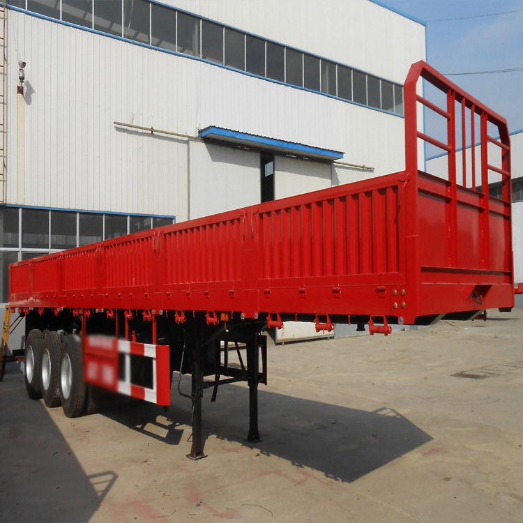 供应小型全挂车  花栏式全挂车  集装箱运输全挂车 行情价格