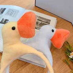 2022 Trending Super Cute & Adorable Couple's Funny Little Yellow Duck Hairband for Washing Face and Applying Face Masks