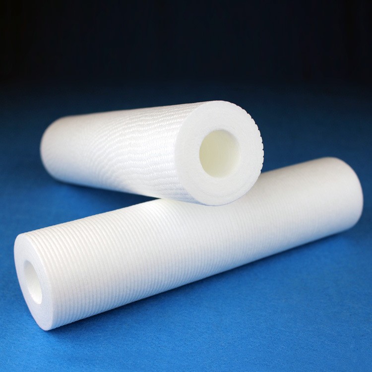 120g de filtro de núcleo de algodón PP soplado por fusión frontal núcleo interno acupuntura en relieve PP elemento de filtro purificador de agua de alta gama