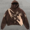 Brown butterfly sweatshirt