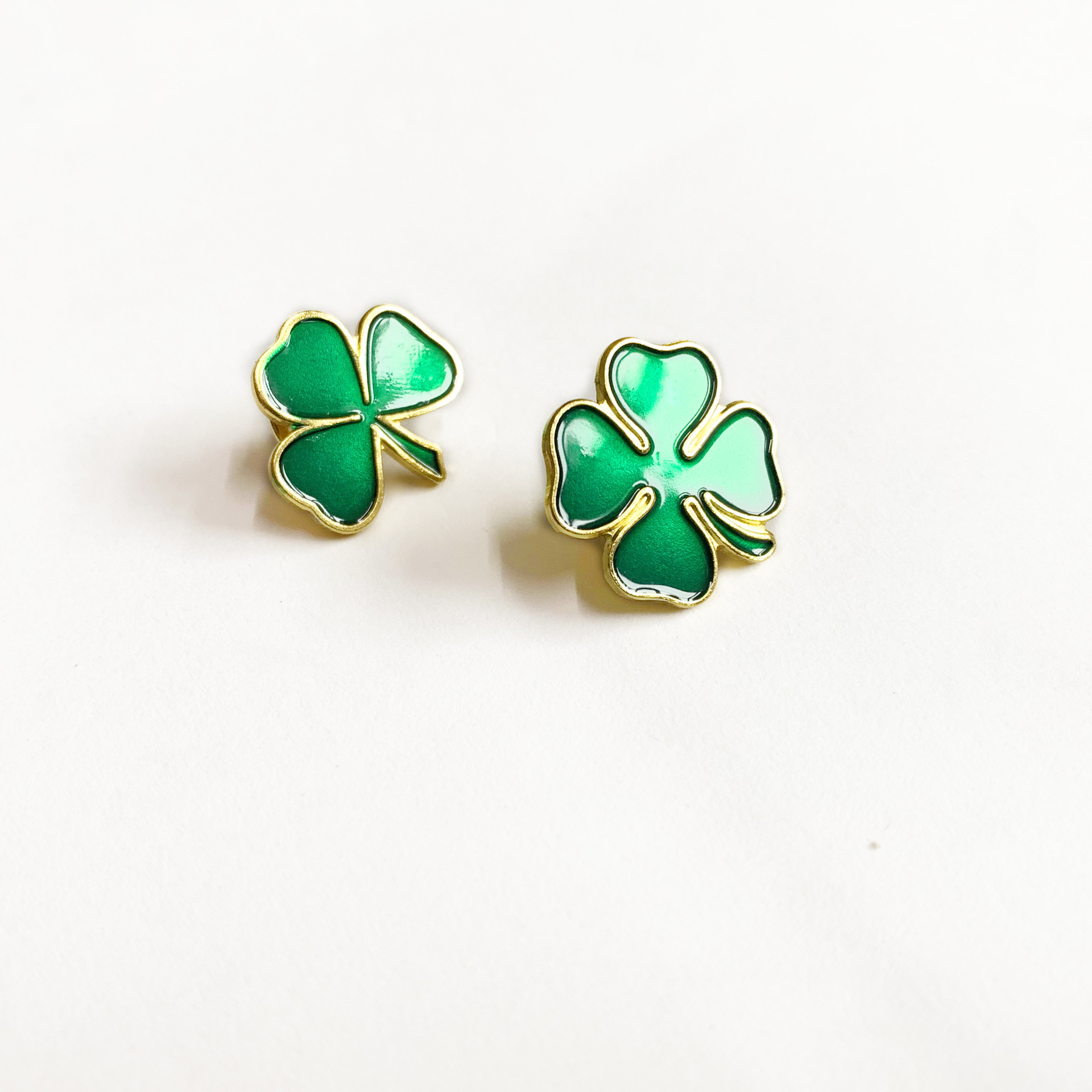 Irish God Patrick's Day Lucky Triple Leaf Crocodile Four Leaf…