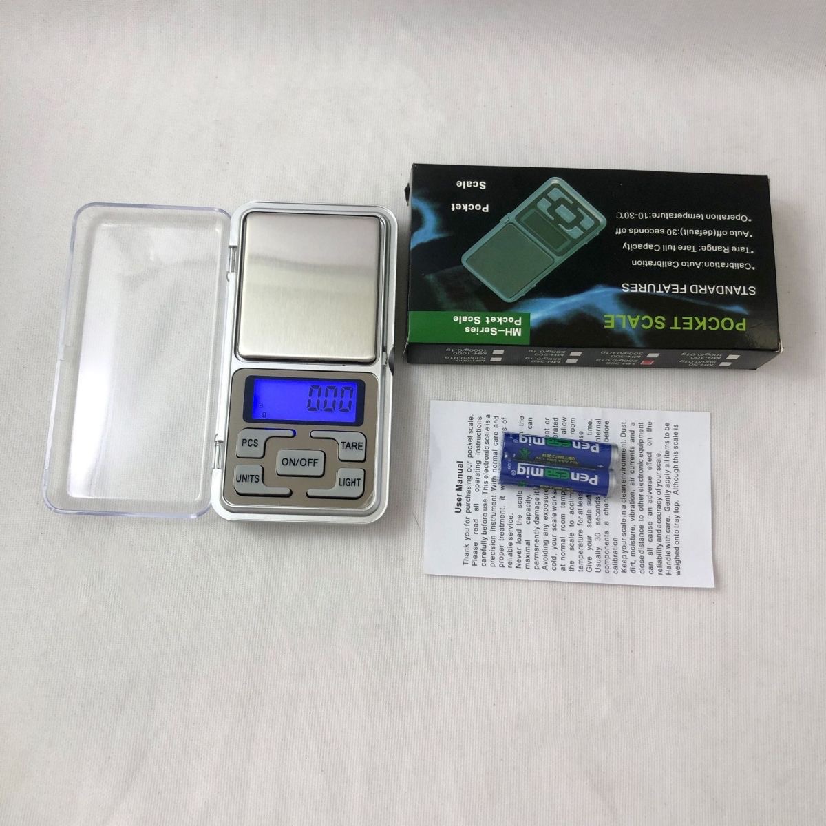 Joyería pesada pesada escala móvil escala de oro de bolsillo de precisión doméstica escala electrónica pequeña escala de alimentos horneados