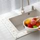 Kitchen sink countertop absorbent pad splash-proof sink sink edge narrow sponge pad toilet wood pulp cotton cleaning wipe