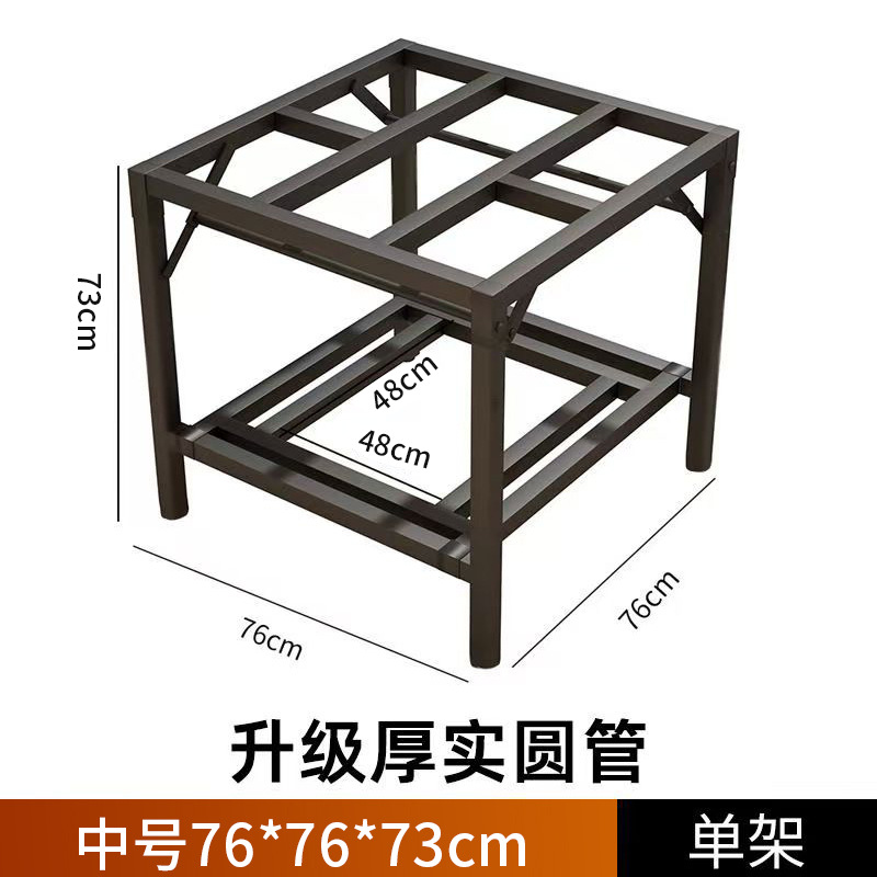 Mesa de horneo simple cuadrada plegable multifuncional para el hogar, mesa de calefacción, tabla de horneo de acero inoxidable, mesa de comedor simple