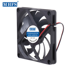 8010 DC cooling fan with oil silent 8cm fan 5V 12V 24V fan tableware disinfection box fan