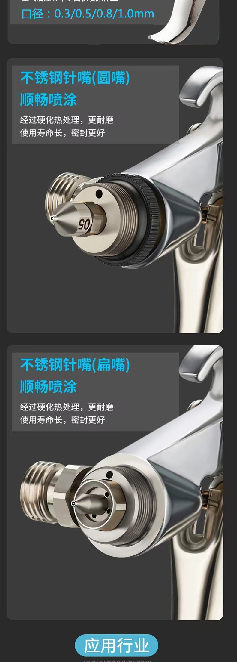 Small repair spray gun R2, small pneumatic spray gun F2, leather care K3, household formaldehyde painting