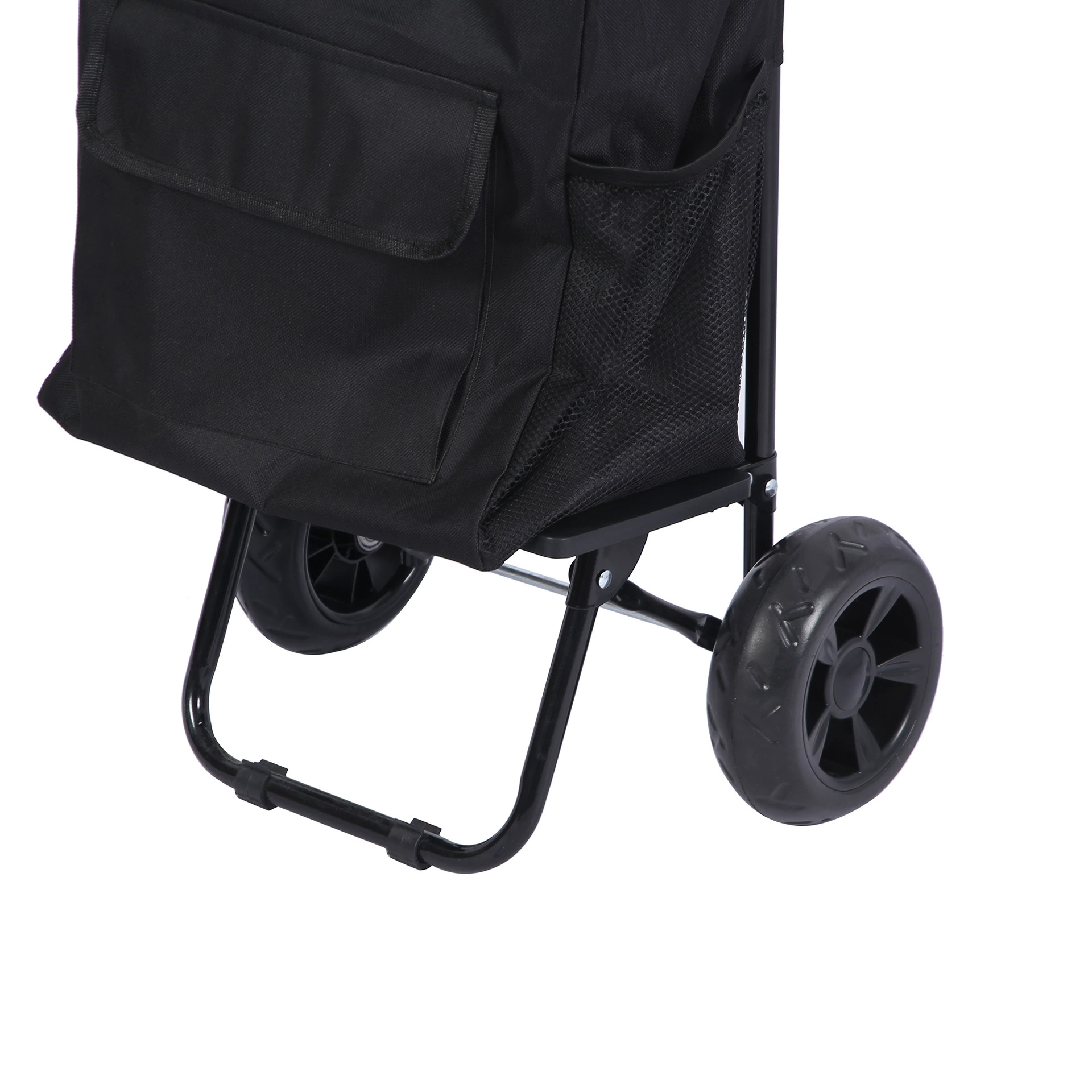 Handheld shopping cart for home use, foldable suitcase