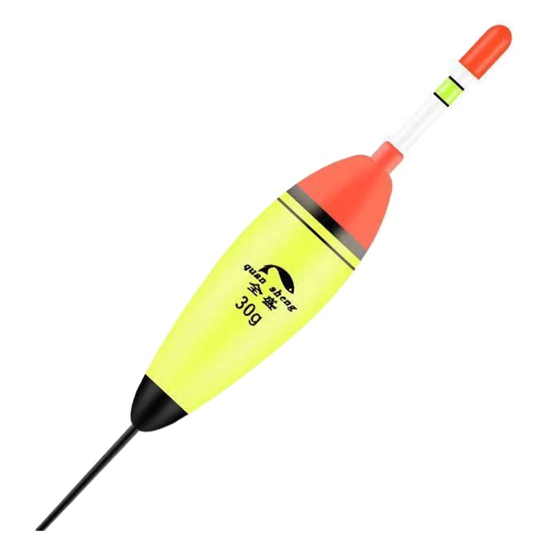 El flotador de mar de EVA se puede insertar palo luminoso pesca de mar pesca de roca tiro largo colgando flotador carpa plateada un Bo llamativo flotador de boya de flotador de pescado