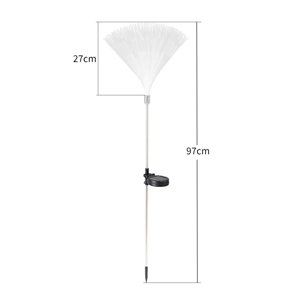 Amazonas solar lámpara de manguera de fibra óptica jardín atmósfera decoración LED patio lámpara de color al aire libre lámpara de césped impermeable