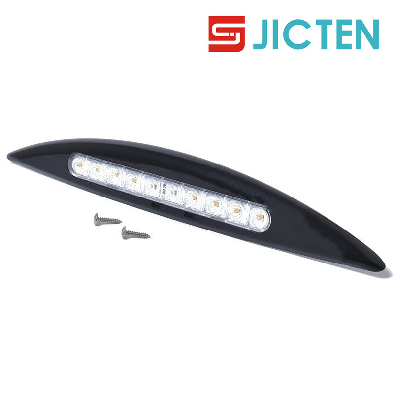 RV luz parasol luz puerta corredor luz RV yate luz al aire libre 12V/24V negro blanco LED 5W Super brillante