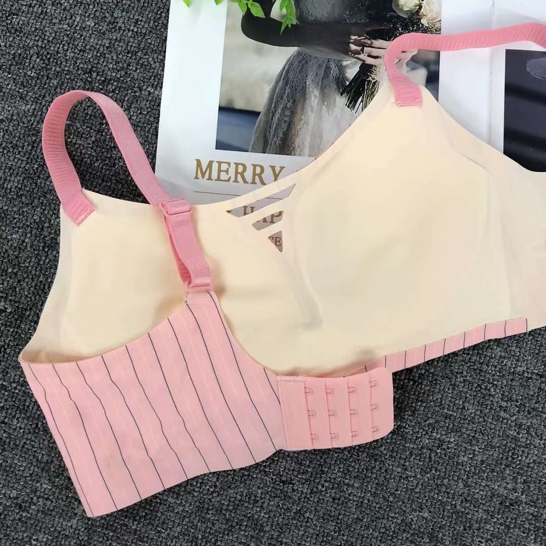 Nuevo sujetador sin costuras brillante colección de ropa interior pecho pequeño push up ropa interior cómoda push up sujetador sin costuras