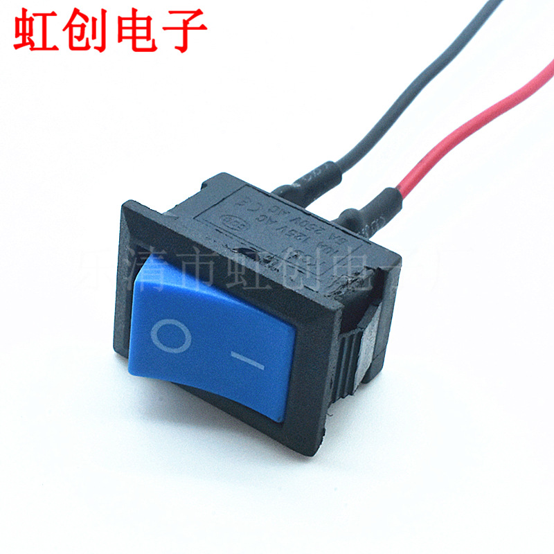 船型开关+线材 焊线加工 线束加工 按钮开关+线材 12V-250V+线材