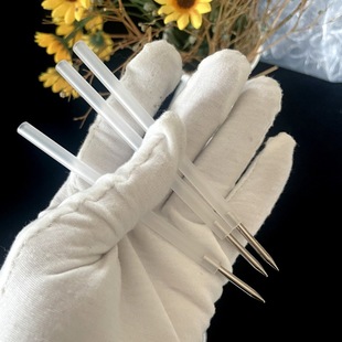 PP plastic tube needle cannula refill tube nib cannula needle auxiliary catheter small round tube plastic tube