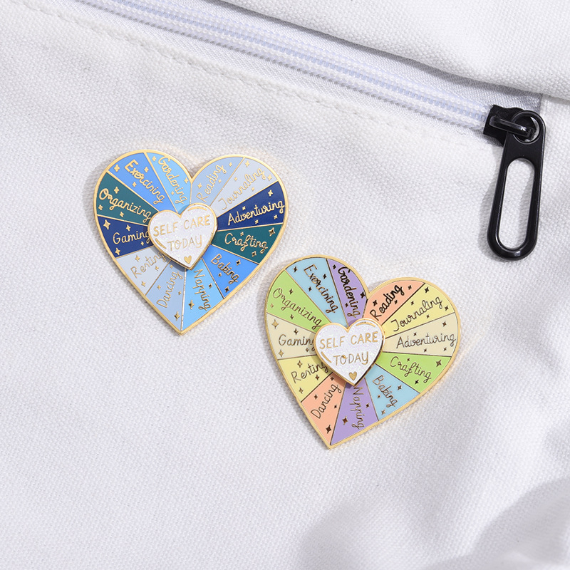 Elegant Lady Heart Shape Alloy Stoving Varnish Women's Brooches display picture 1