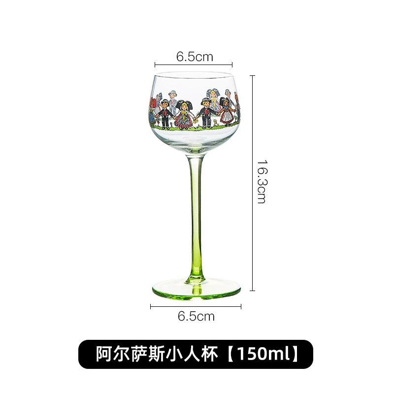 Minifigures, creative wineglass, cocktail doll