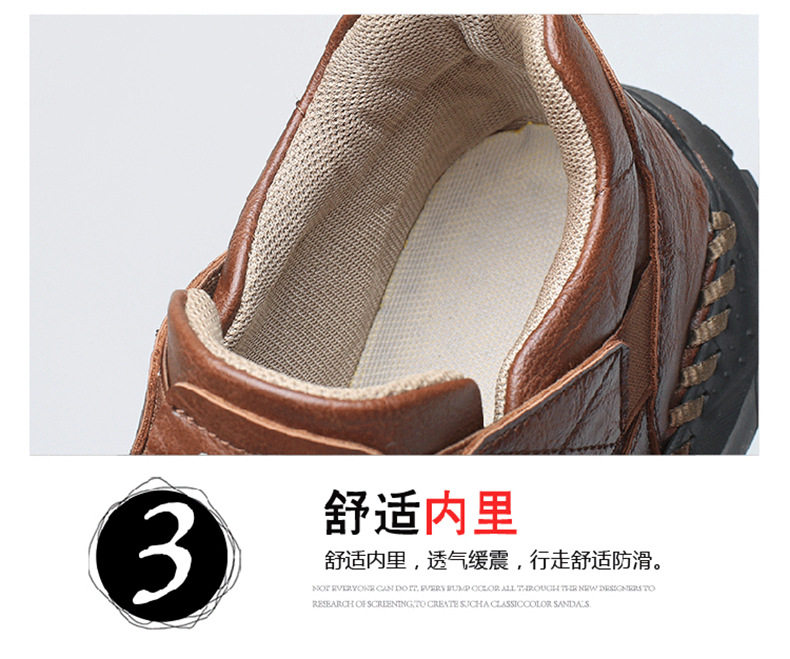 Giày bốt nam cổ trung Martin phối màu, đế cao su chống trượt, phong cách casual — 2683 màu nâu sẫm, 2683 màu đen chi tiết 6