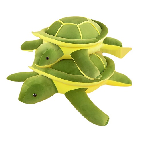 Cross-border foreign trade software turtle doll plush toy simulation turtle pillow doll doll turtle cushion sofa
