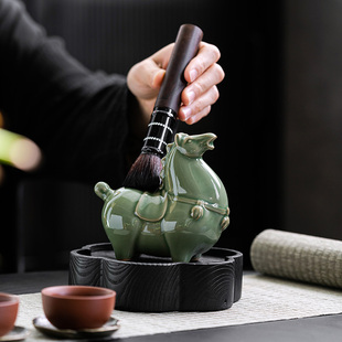 Ceramic Tang Horse Ornaments｜Creative Success Tea Pets Living Room Desktop Home Decorations Tea Table Decorations