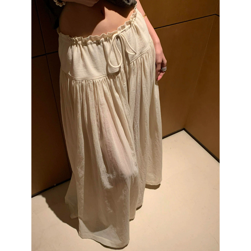 Lined Tencel-Linen Pants/Spring and Summer New Style Pleated Long Pants Wide-Leg Pants with a Relaxed Drape Casual Pants for Women Lined Tencel-Linen Pants/Spring and Summer New Style Pleated Long Pants Wide-Leg Pants with a Relaxed Drape Casual Pants for Women