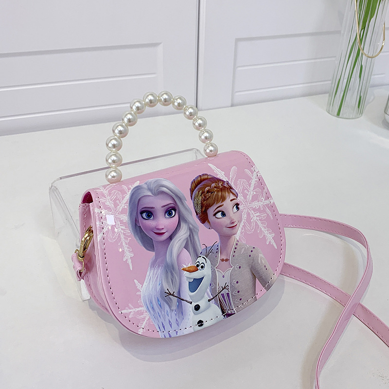 2024 nuevo bolso de hombro de hielo y nieve para niños de moda princesita salvaje fuera de la tendencia Aisha bolso de mensajero portátil lote