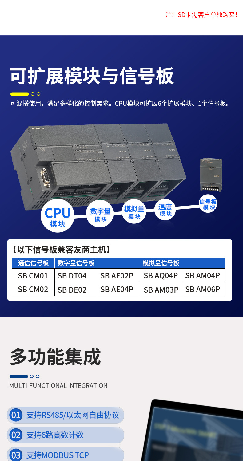 200smart-PLC系列主机(SR、ST）--详情页-7