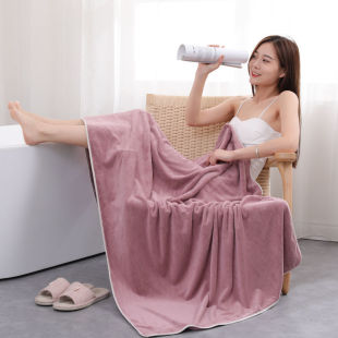 Extra Large Bath Towel, Thickeneded and Super Absorbent, Soft, Quick-Drying and Lint-Free for Adults, Men, Women and Kidsren, Household Bath Wrap and Chest Blanket