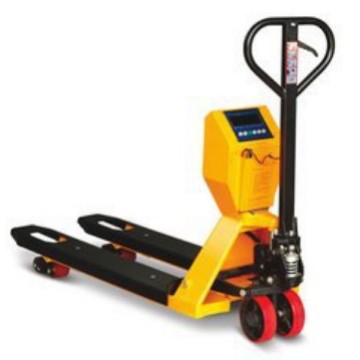 石家庄手动叉车批发 供应衡水 山东 菏泽3吨液压电子秤搬运车地牛