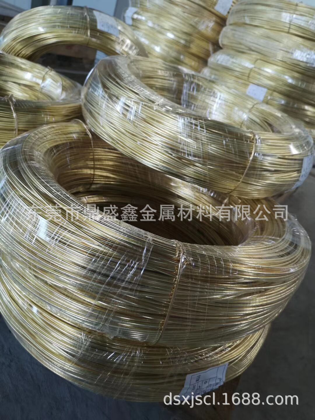 鼎盛鑫供应H59纯黄铜铜线材料价格H59纯黄铜板材带材管材棒材厂家