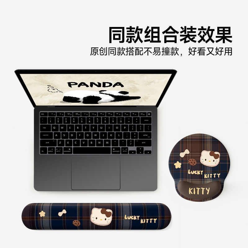 Lindo feliz pescado muñeca pad mouse pad muñeca pad teclado pad oficina mouse pad para niñas