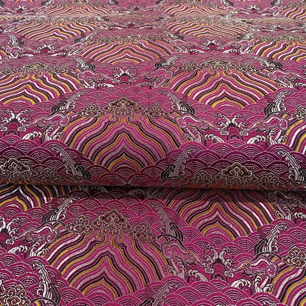 Rose red nylon 75cm half meter