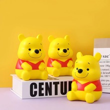 新出厂新品PU发泡小熊维尼慢回弹捏捏乐超萌卡通解压公仔批发玩具