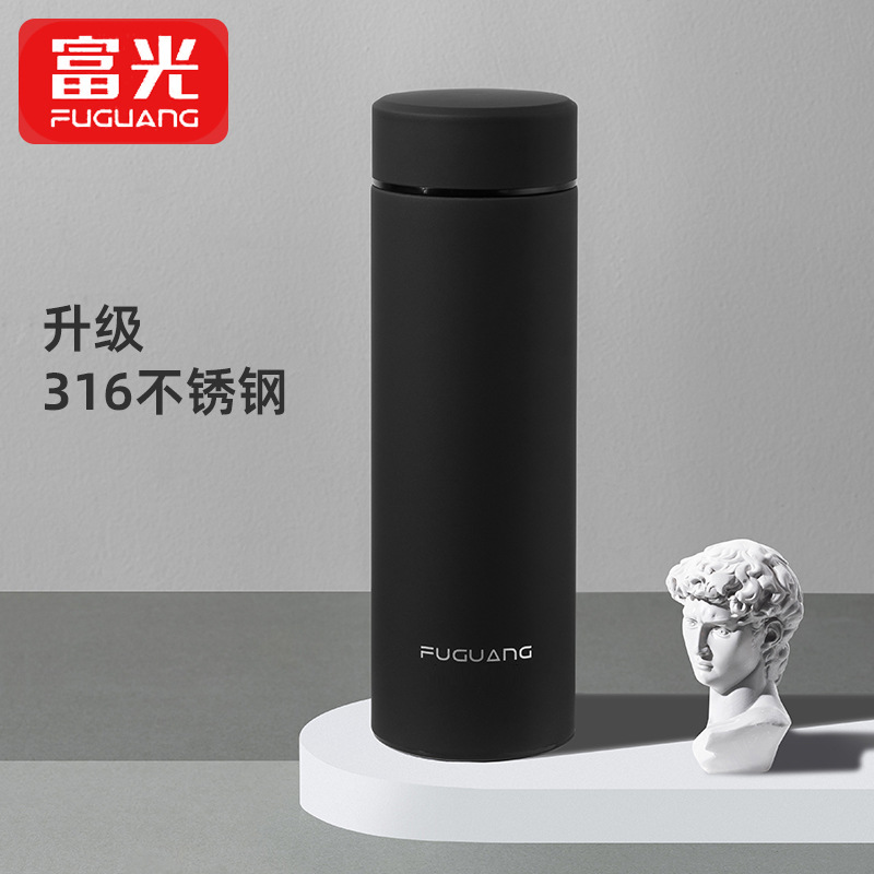 富光保温杯男车载办公不锈钢杯简约女便携大容量杯子商务水杯泡茶
