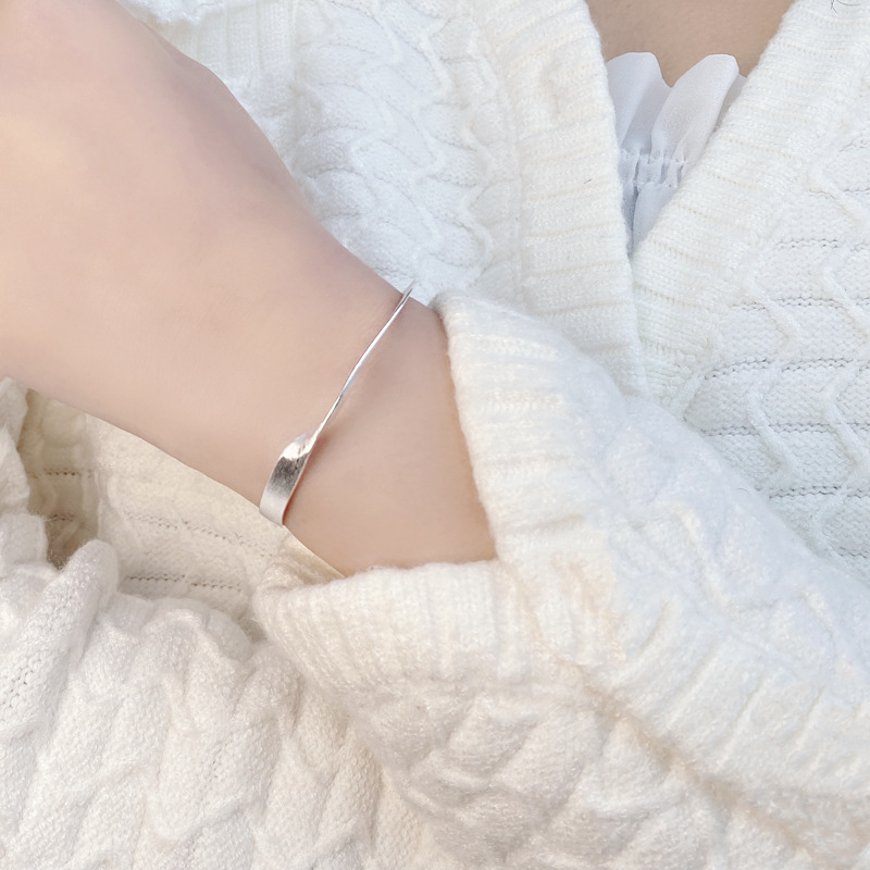 Casual Geometric Sterling Silver Plating Bangle 1 Piece