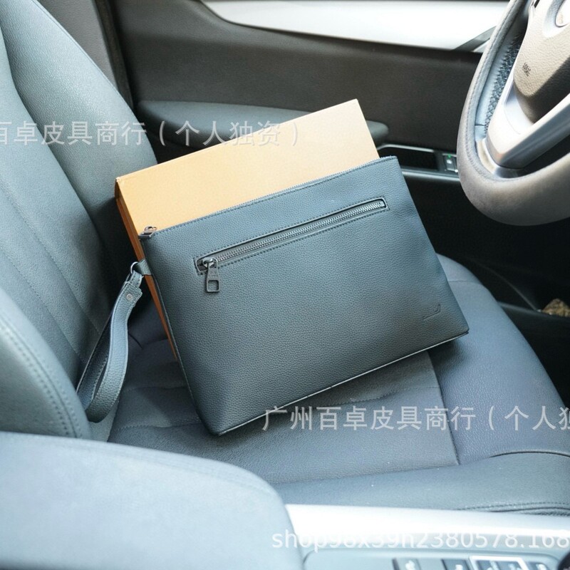 L Brand's New Men's Genuine Leather Clutch Bag for Commuting, Exclusively for Foreign Trade, Cross-Border Fashion, with Gift Box L Brand's New Men's Genuine Leather Clutch Bag for Commuting, Exclusively for Foreign Trade, Cross-Border Fashion, with Gift Box