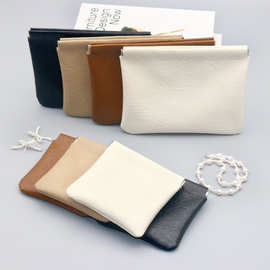 弹片收纳包自动闭合数据线耳机收纳袋便携硬币包口红化妆包零钱包