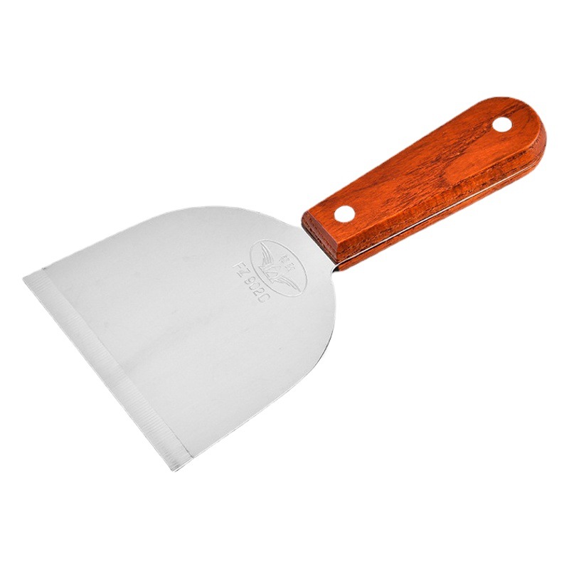 Teppanyaki Spatula, Pancake Spatula, Steak Spatula, Pizza Spatula, Hand-Held Pancake Spatula, Cooking Tool 902C