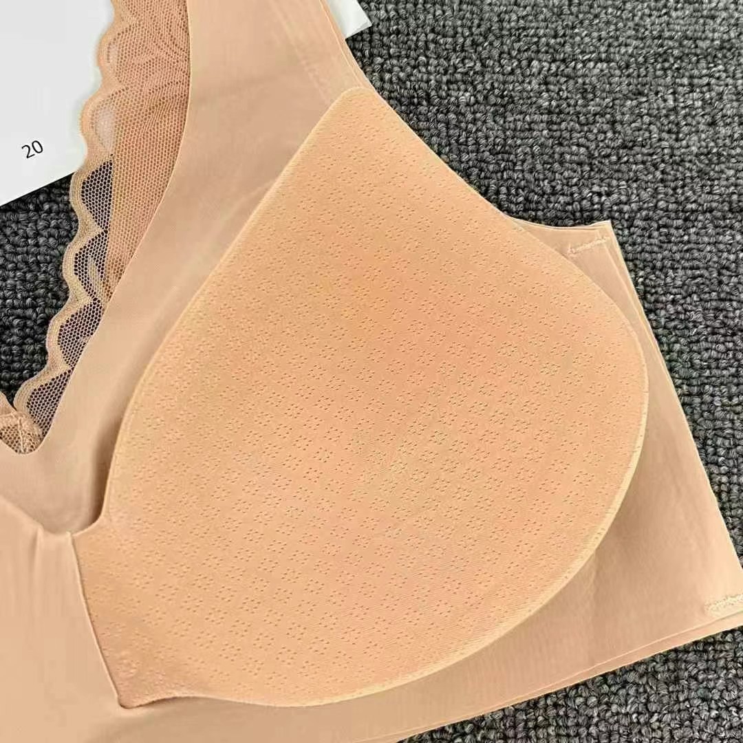 Inventario de bajo precio taza de látex sin rastro de alta calidad de belleza de espalda chaleco de mujer sin anillo de acero bra de yoga ropa interior deportiva mujer