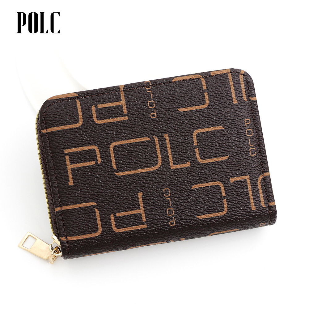 Bolsa de tarjetas de impresión de estilo europeo y americano, bolsa de tarjetas, bolsa de tarjetas, bolsa de cambio, bolsa de cremallera, monopolio transfronterizo