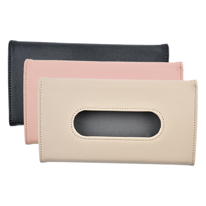 Coche parasol caja de pañuelos colgando tejido bolsa colgante caja de pañuelos coche especial coche caja de papel coche techo de coche