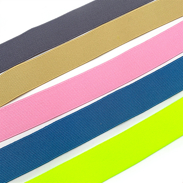 2cm3cm4cm5cm厚彩色现货加厚松紧带宽平纹加密弹力带绿色红色包邮