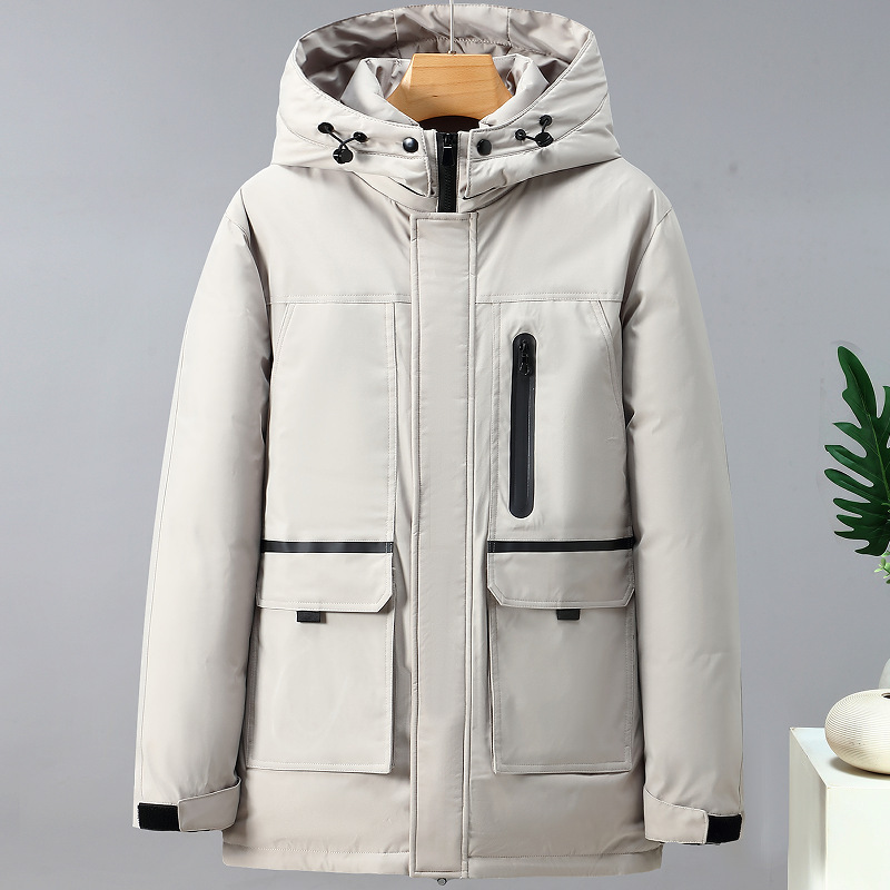 (2개) 면화 패딩 재킷 남성용 겨울 야외 스포츠 여행 두꺼운 방풍 두꺼운 면화 패딩 재킷 의류 방청 의류 도매