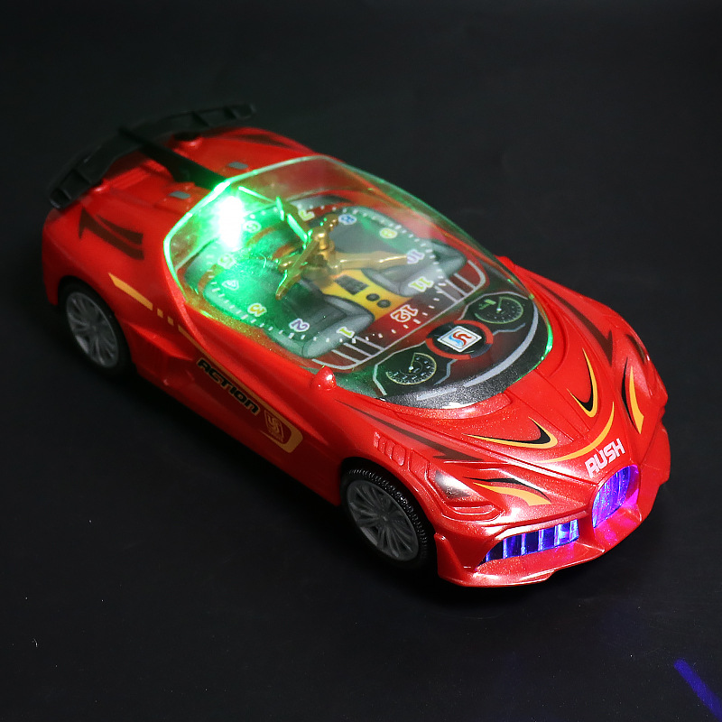 Reloj universal eléctrico para niños coche deportivo de música colorida iluminación modelo de carreras de automóviles de niños al por mayor