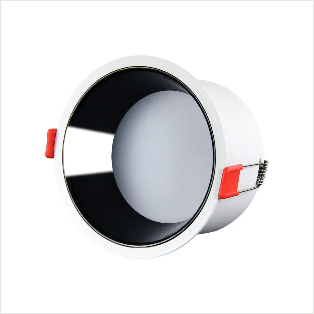 Incorporado de lado estrecho y alta pantalla se refiere a luz de techo LED anti-azul con orificio abierto 75m95mm luz downlight blanca de aluminio sin maestro