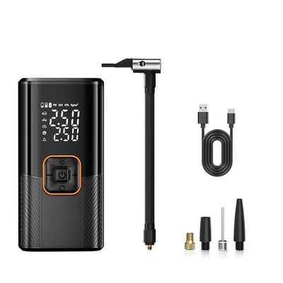 Dual-Screen Digital Display Portable Mini Hava nasosu - wireless-charging-usb-model
