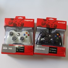 X-box360有线游戏手柄USB电脑PC360通用双震兼容360主机电竞多色