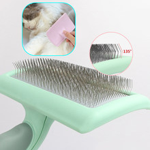 Dog Brush Stainless Steel Dogs Combs Massage Dog Grooming跨
