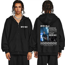 ���羳�W�a��Hot Sale Rapper Duki Rockstar Zipper Hoodie Men